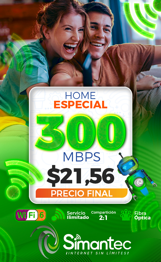 Plan Especial 300 Mbps