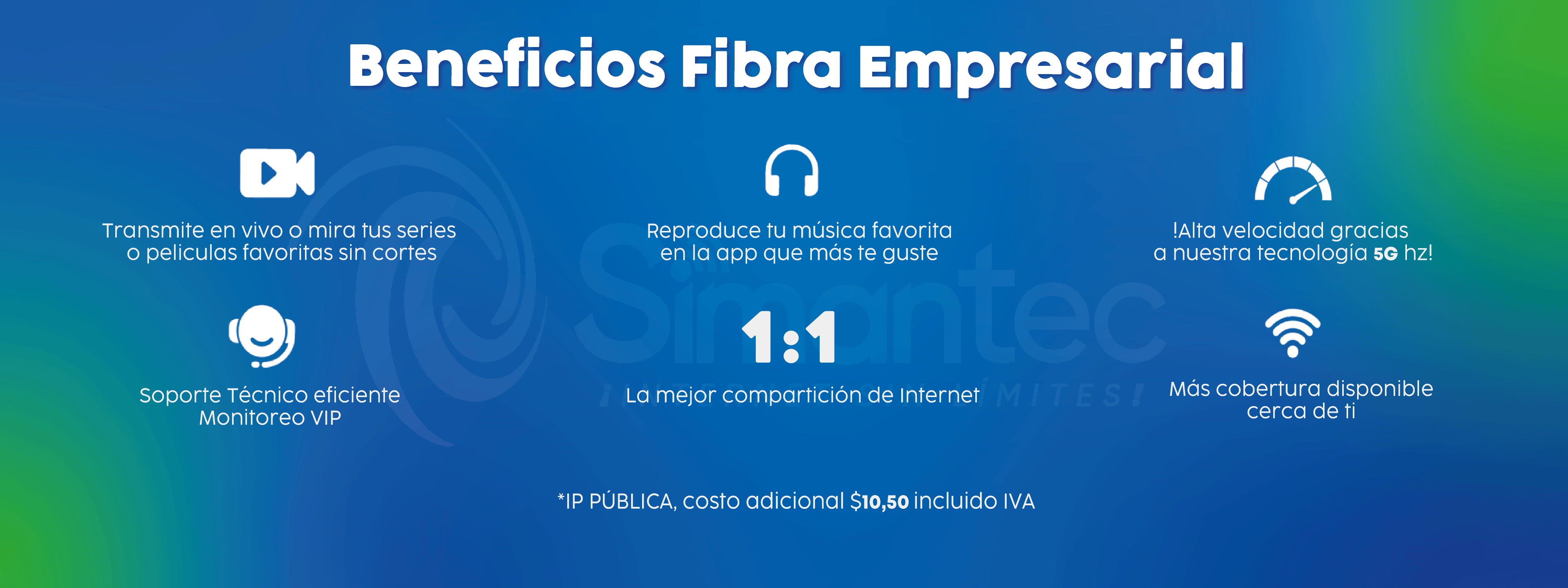 Beneficios Fibra Óptica Simantec